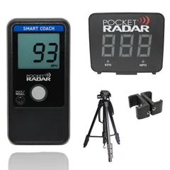 Pocket Radar Smart Coach Training Bundle with Smart Display, tripod and mount